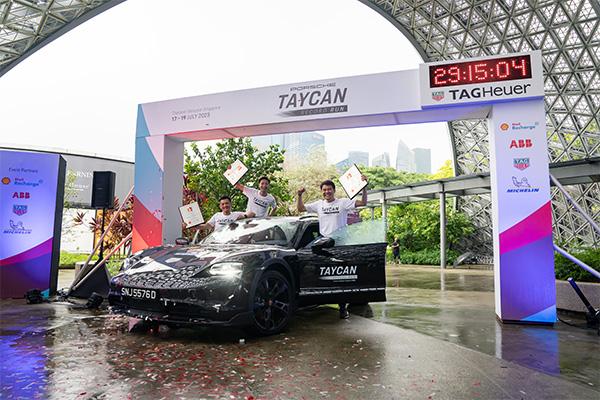 Porsche inks record for fastest Thai-Singapore EV journey