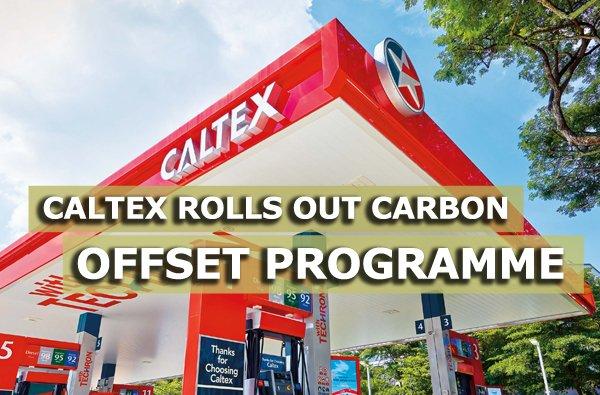 Caltex lets you use you loyalty points to offset your carbon emissions