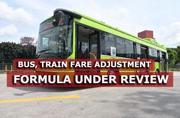Public transport fare adjustment formula under review