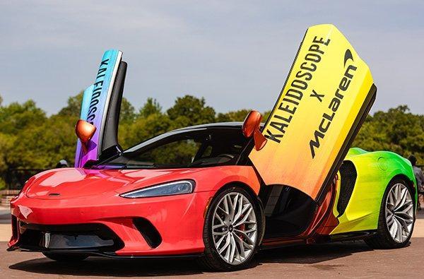 McLaren hosts a colourful wrap contest in the city of Coppell