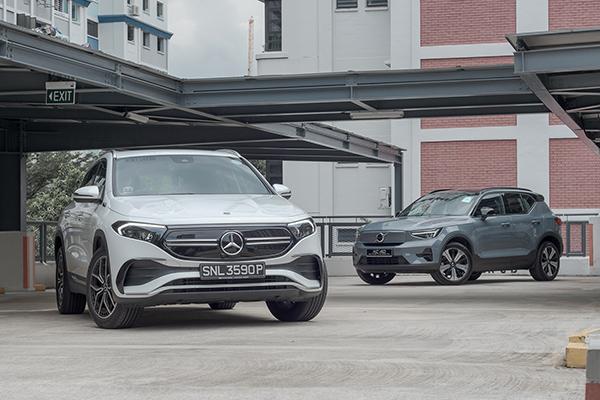 Mercedes-Benz EQA vs Volvo XC40 Recharge