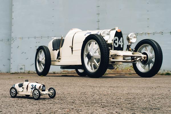 You can now get a scale model with your Bugatti Baby II