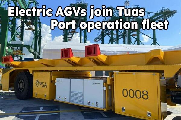 Durapower adds electric AGVs to PSA Tuas Port fleet