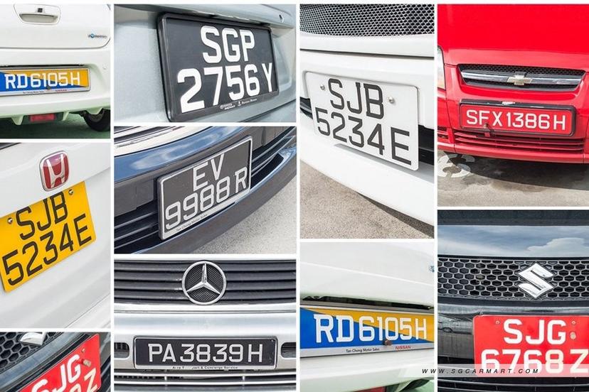 Six car plate rules Sgcarmart