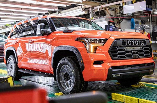 Toyota Sequoia starts production in Texas