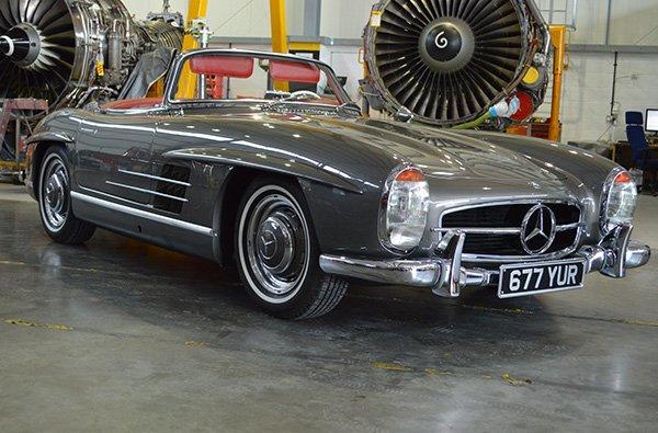 Hilton & Moss reveals restored Mercedes-Benz 300SL Roadster