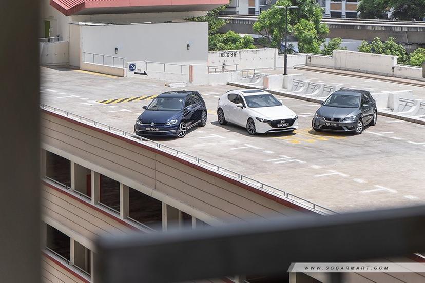 Mazda 3 Hatchback vs Seat Leon vs Volkswagen Golf Sgcarmart
