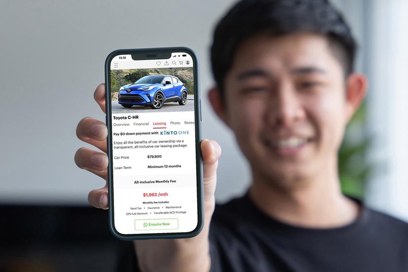 Sgcarmart & KINTO Singapore roll out used car leasing option Sgcarmart