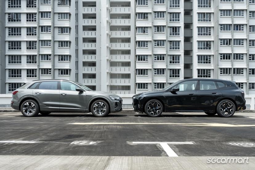 BMW iX xDrive40 vs Audi Q8 e-tron 50 SUV - Sgcarmart