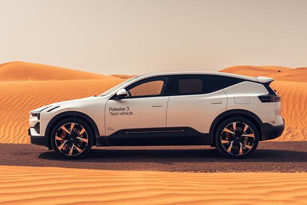 Polestar 3 completes hot weather testing in the U.A.E