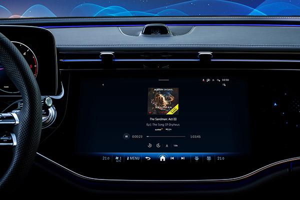 Audible and Amazon Music comes to the latest MBUX system