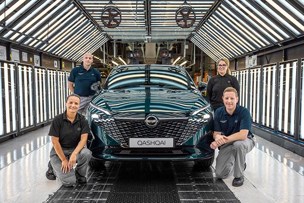 Nissan kicks off production of the new Qashqai in the U.K.