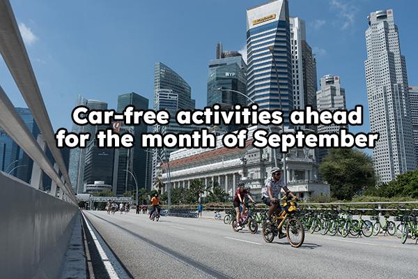 Car-free activities ahead for the month of September!