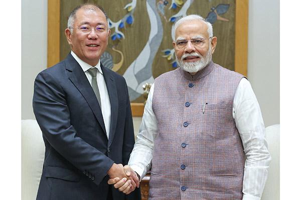 Hyundai CEO meets India PM to discuss future cooperation