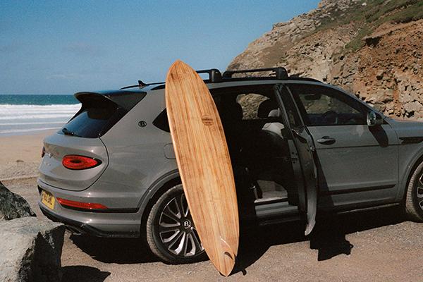 Bentley lets its hair down with bespoke surfboard