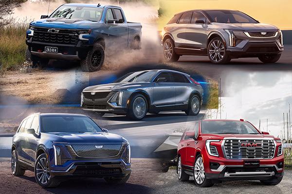 Five right-hand drive models produced by General Motors