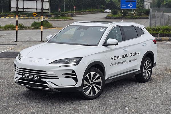 BYD opens order books for upcoming Sealion 6 DM-i in SG