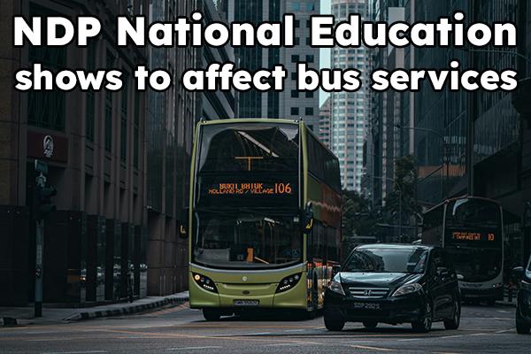 NDP National Education Shows to affect bus services