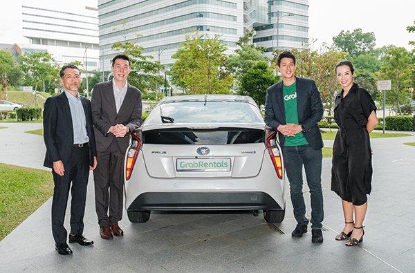 GrabRentals's Toyota fleet to get Total-Care Service till 2025 after extended partnership with Borneo Motors Singapore