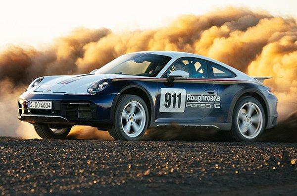 Porsche hosts the international media drive of the new 911 Dakar