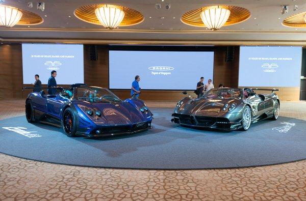 Horacio Pagani in Singapore for Pagani's 25th anniversary celebration