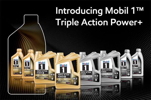 Mobil 1 Triple Action Power+ engine oil launched