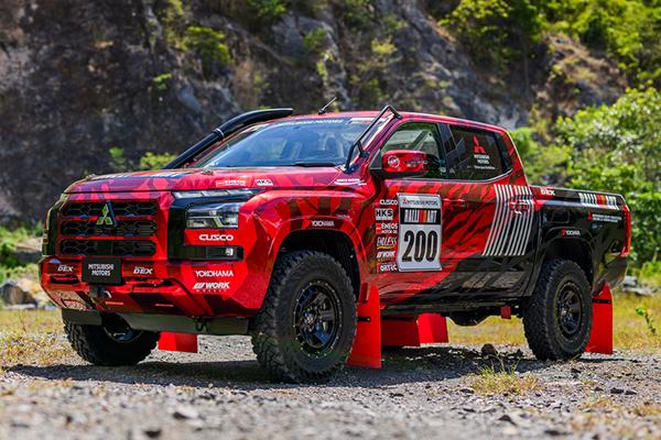 Mitsubishi reveals new Triton Rally Car