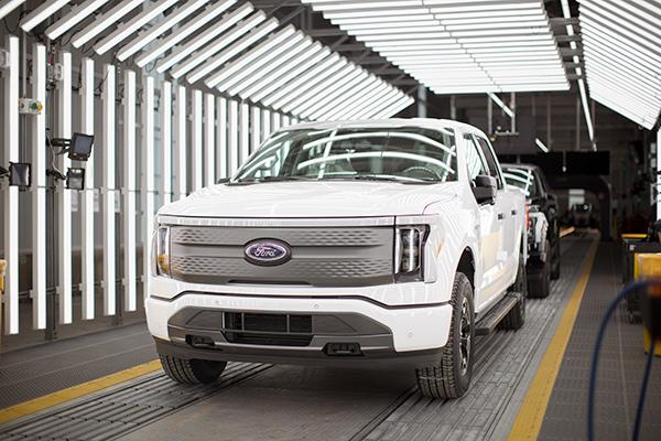 Ford ramps up production of the F-150 Lightning