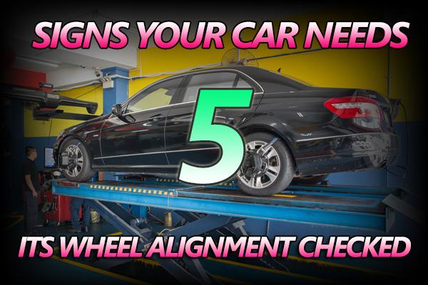 5 signs that your wheels are misaligned