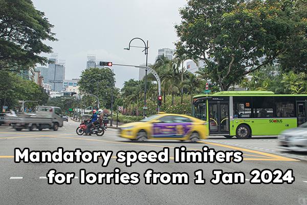 Mandatory speed limiters for lorries from 1 Jan 2024