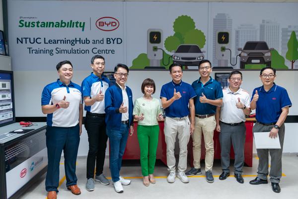 NTUC LearningHub and BYD Singapore open EV training centre