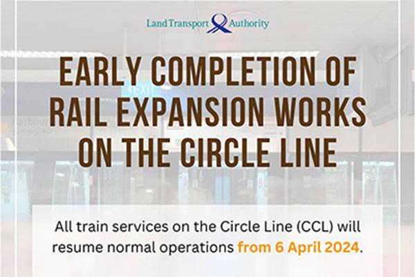 CCL to resume normal service operations from 6 April
