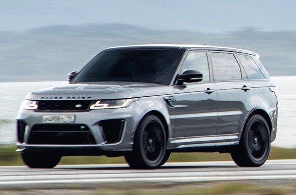 Behind-the-scenes footage for new Bond film shows the Range Rover Sport SVR in action