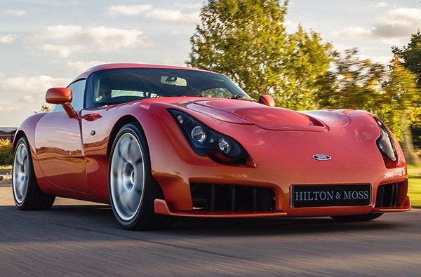 Special TVR Sagaris offered for sale by Hilton & Moss