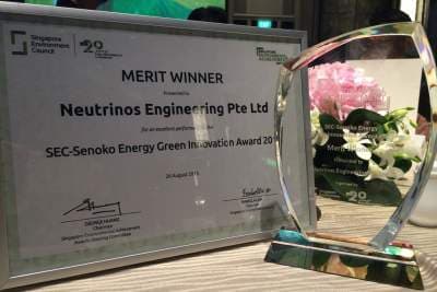 NEUTO Dry Hydrogen Auto-Therapy wins Green Innovation Merit Award at SEAA 2015