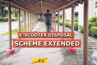 Disposal scheme for non-compliant e-scooters extended