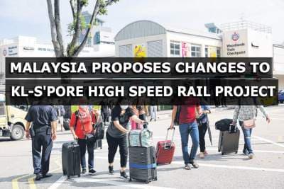 Malaysia proposes changes to KL-S'pore High Speed Rail project