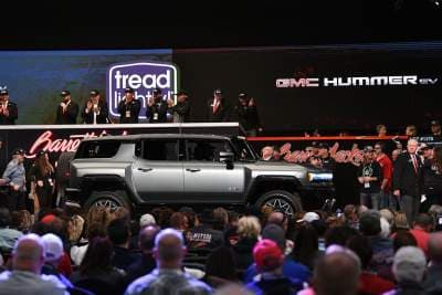 First production 2024 GMC Hummer EV SUV raises funds for charity at auction