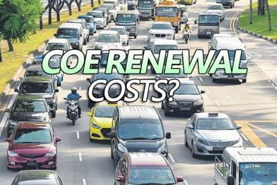 COE renewal: What costs can you expect?