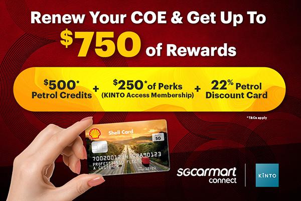 Sgcarmart Connect is offering up to $750 worth of rewards!