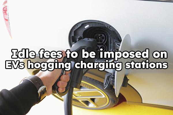 Pay for leaving EVs idle at selected SP chargers from 1 Dec