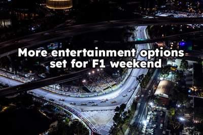Singapore GP gets expanded entertainment lineup