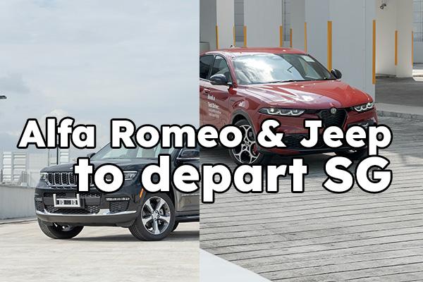 Alfa Romeo and Jeep to depart Singapore market