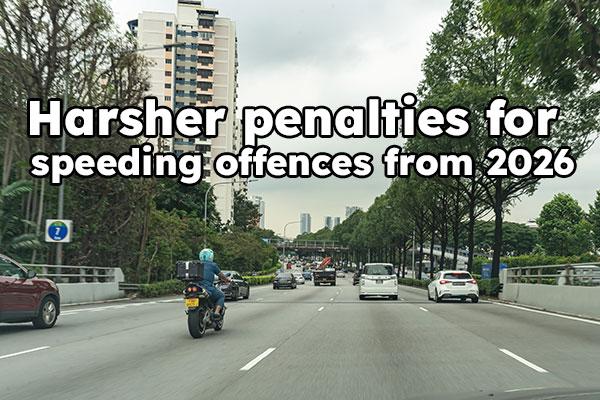Harsher penalties for speeding offences from 1 January 2026