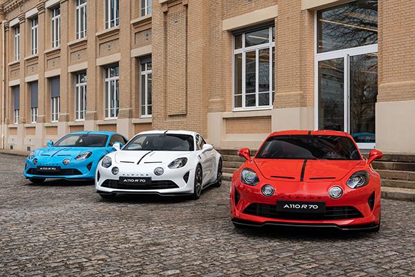 Alpine marks 70th anniversary with the A110 R 70