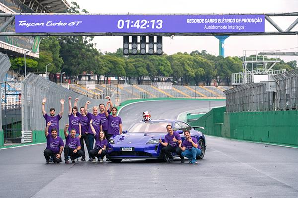 Taycan Turbo GT sets new lap record for electric cars