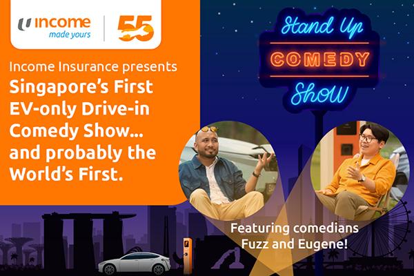 EV-only drive-in comedy show first of its kind in Singapore