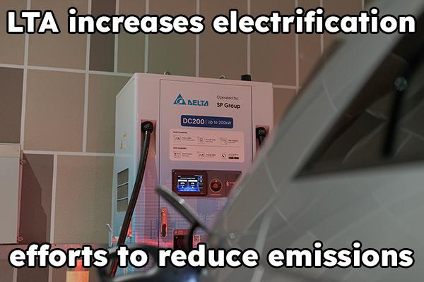 LTA increases electrification efforts to reduce emissions