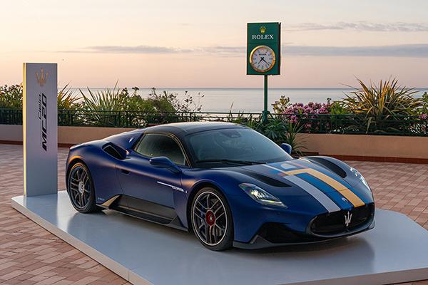Bespoke Maserati MC20 Cielo on show at tennis tournament