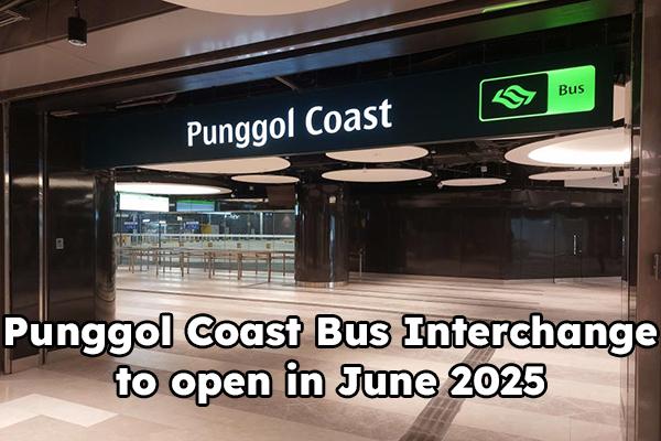 Punggol Coast Bus Interchange to open in June 2025